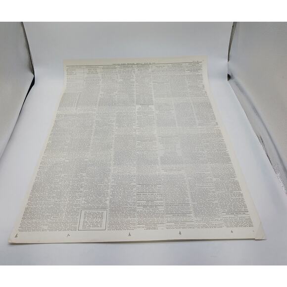 1933 Newspaper Page Raising First N R A Flag Jury Indicts 24 in Racket Probe - Picture 9 of 13